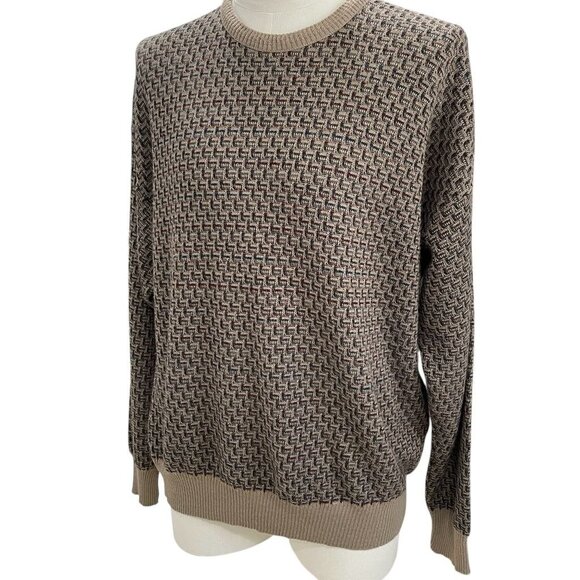 Collezione Dante Wool Blend Sweater Large Made In Italy Fall Winter Heritage - Picture 5 of 9